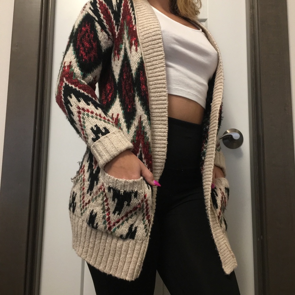 Patterned Cardigan